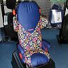 Kindersitz Recaro start Print Blue