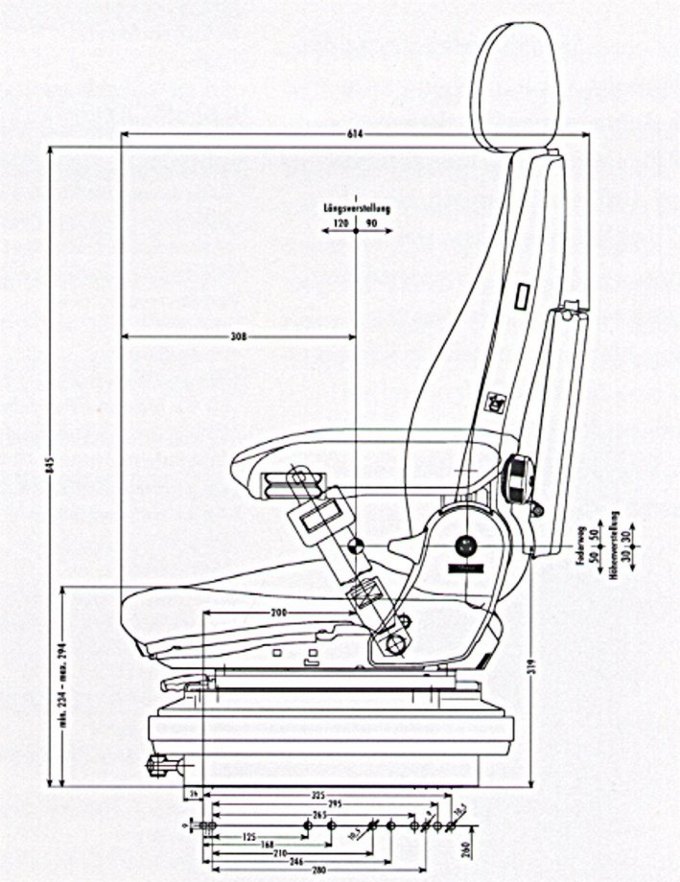 Baumaschinensitz Actimo