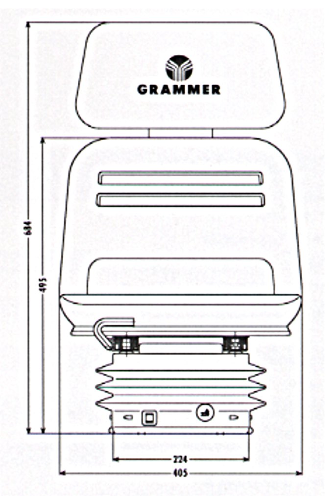 Traktorsitz Grammer Compacto L