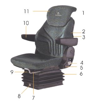 Traktorsitz Compacto L