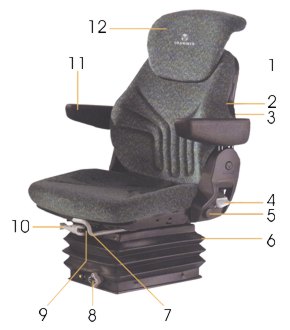 Traktorsitz Compacto L