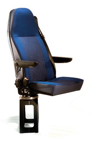 M1 Sitz mit verstellbarer Rückenlehne und 3 Punkt Gurt mit integrierter Kopfstütze kompl. klappbar