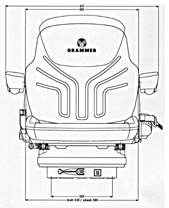 Baumaschinensitz Grammer Maximo