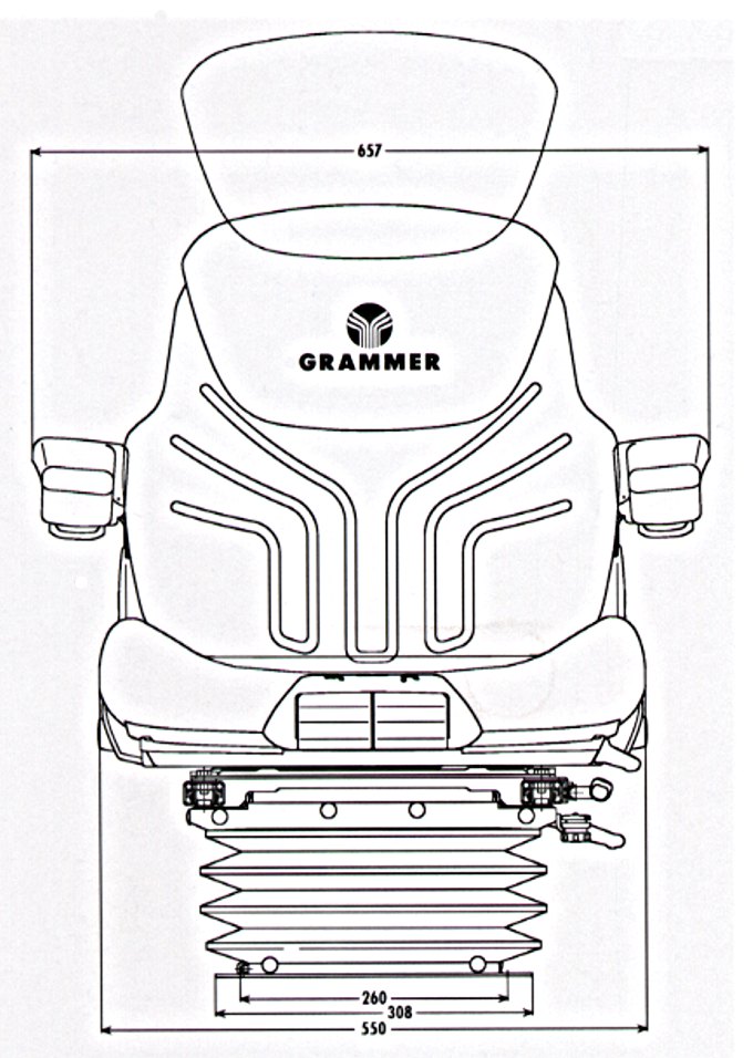 Baumaschinensitz Maximo von Grammer